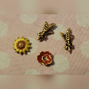 Fall Flower Origami Owl Set Of 4